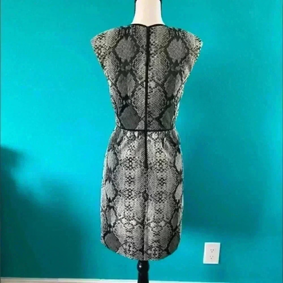 Rebecca Taylor Snake Print Sheath Dress in size 2 - Picture 5 of 7